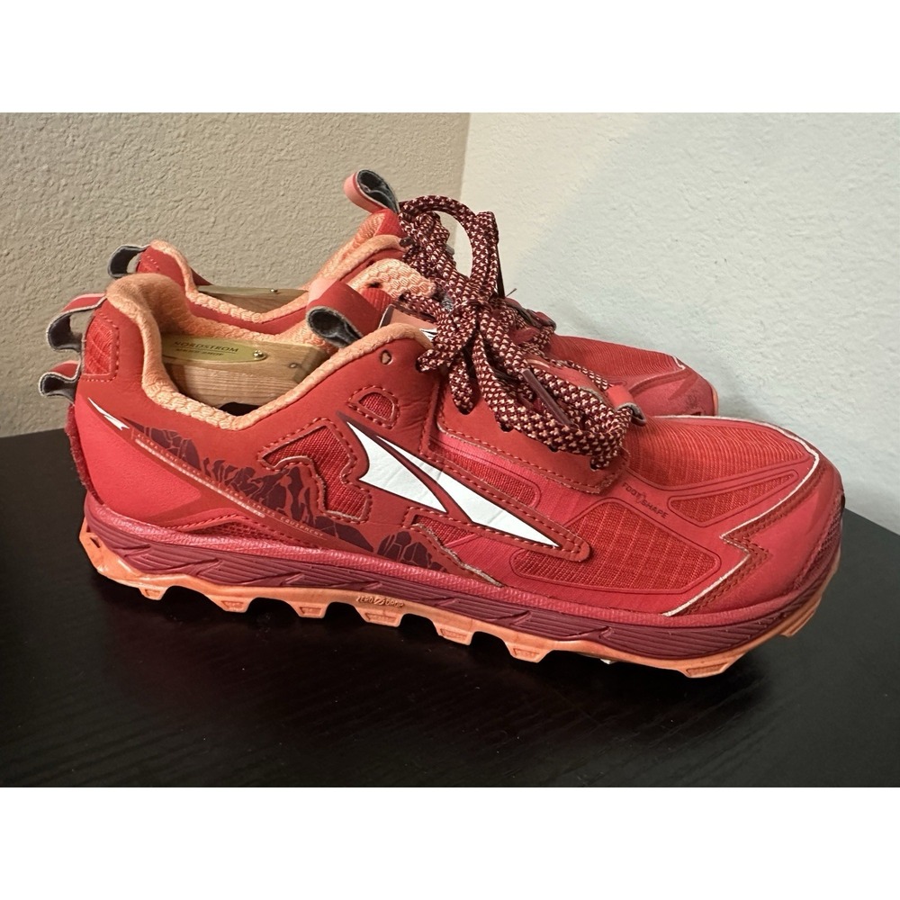 ALTRA Lone Peak 4.5 Women's Size 9.5 US Poppy Red Trail Running Shoes